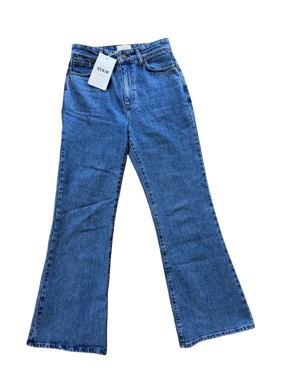 Sézane Le Flare Bleu Denim Jeans